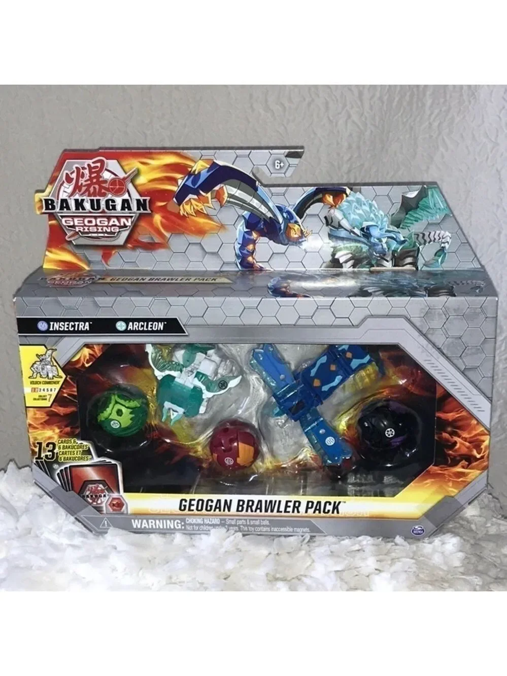 Spin Master Bakugan Geogan Rising Brawler 5 Pack - Insectra & Arcleon
